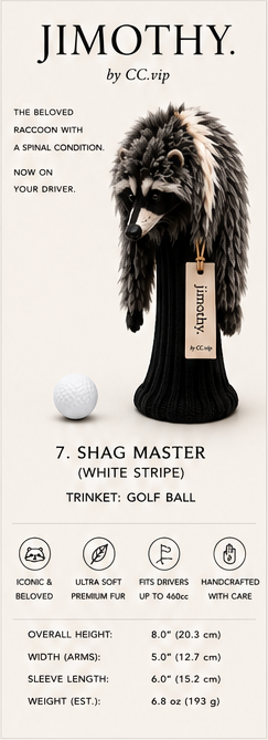 Jimothy Driver Headcover · Exclusive Drop Vol. 001