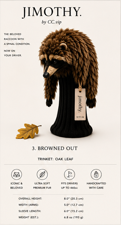 Jimothy Driver Headcover · Exclusive Drop Vol. 001