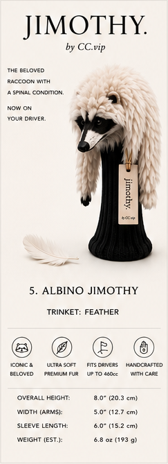 Jimothy Driver Headcover · Exclusive Drop Vol. 001